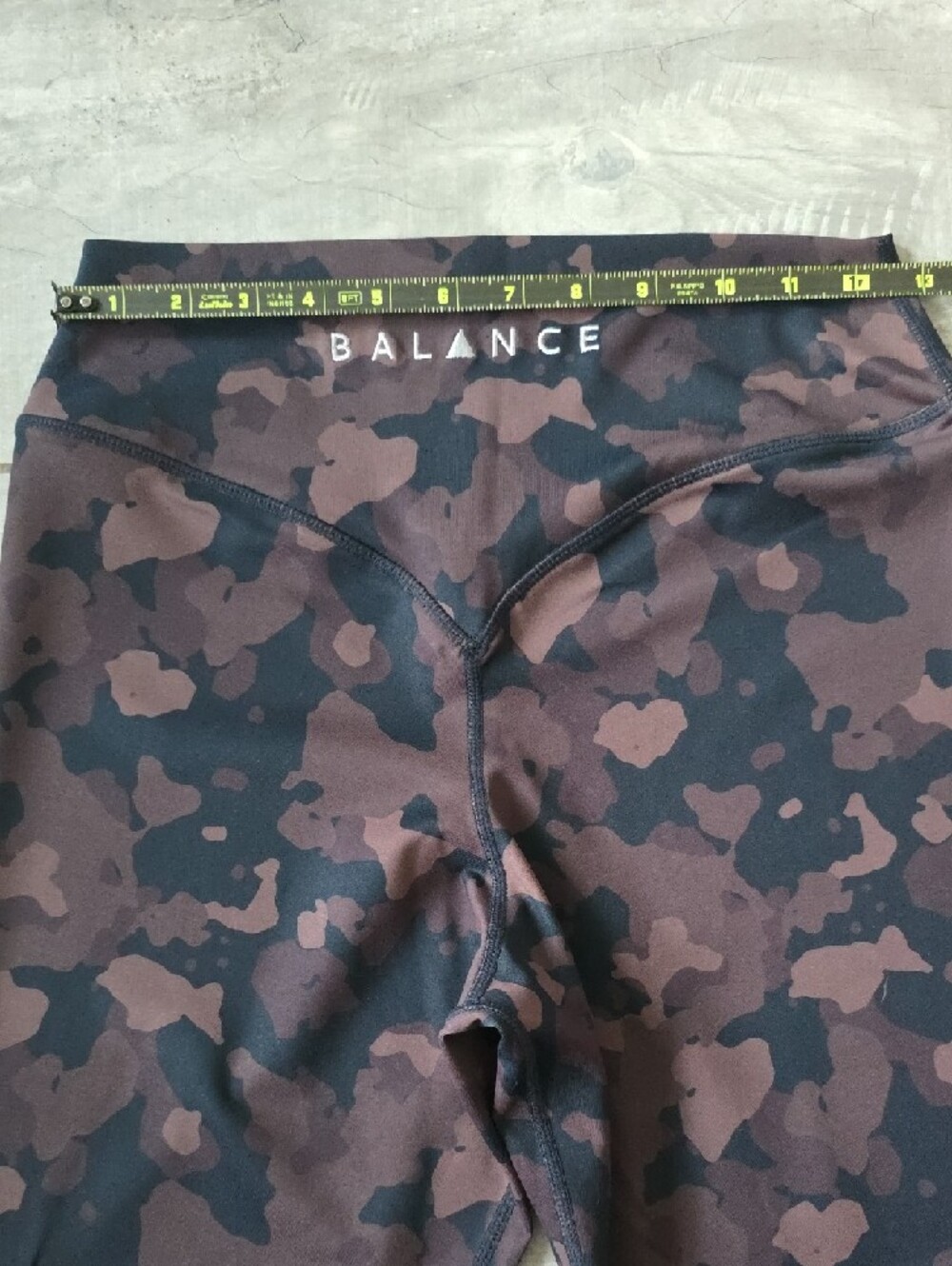 NWOT - Balance/Vitality Brown Camo Leggings - Picture 3 of 10